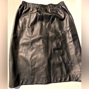 Siena Leather Skirt